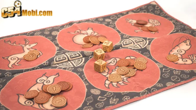 Diễn biến một ván cược bầu cua tôm cá đơn giản