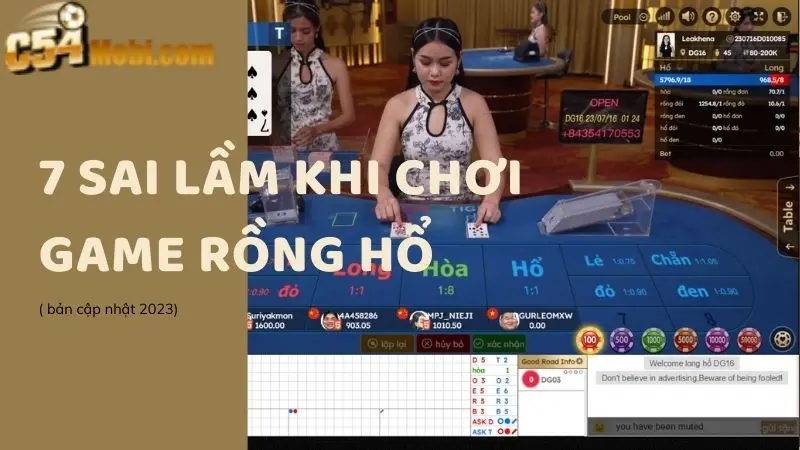 7 sai lầm khi chơi game Rồng Hổ