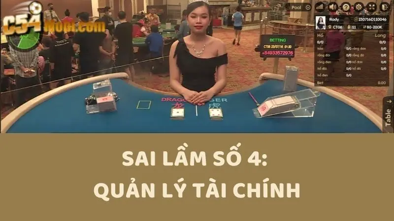Sai lầm số 4: Quản lý tài chính