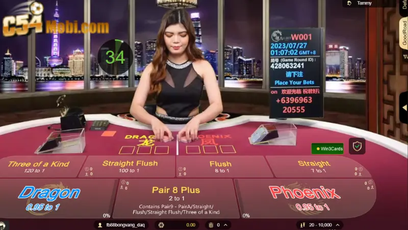Luật chơi Win three cards tại C54 mới nhất