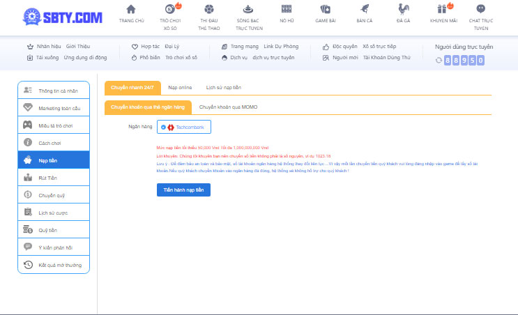 Những lưu ý cần thiết phải nắm rõ khi nạp tiền