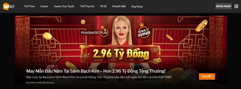 Bước đầu tiên người chơi tham gia 188BET