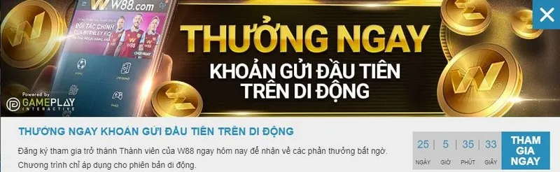 Đăng ký W88 nhận về nhiều khuyến mãi hấp dẫn