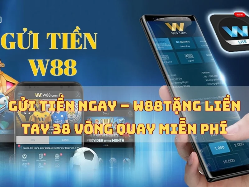 Tặng 38+ vòng quay miễn phí với game thủ gửi tiền lần đầu chỉ từ 100.000 VND