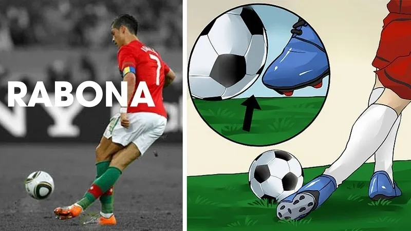 Thực hiện Rabona phải trải qua nhiều quá trình rèn luyện