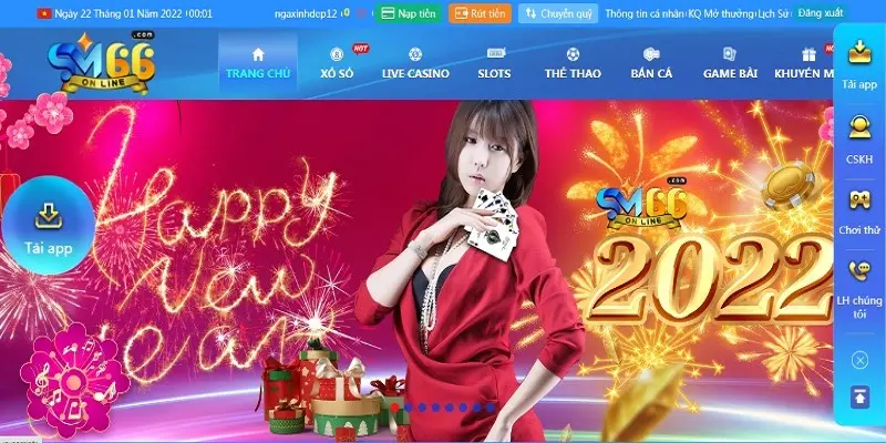 Đa dạng nhiều hình thức đặt cược với SM66