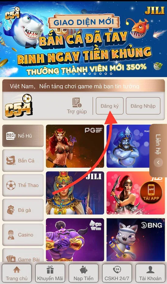 Đăng Ký C54 Chỉ Với Vài Bước Đơn Giản