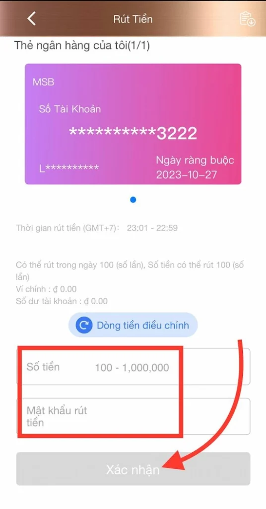 Rút Tiền C54 Cực Dễ Dàng Cho Tân Thủ