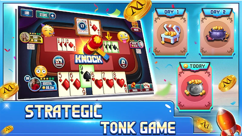 Tonk: Trò Chơi Bài Nhanh Chuyện Dành Cho Dân Chơi
